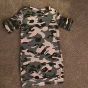 Camo dress size 4/5